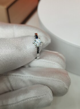 私人定制18k金钻石戒指定制珠宝首饰定制纯金戒指镶嵌刻字设计