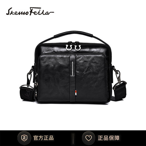 菲戈汉姆麂皮绒商务休闲手抓纹