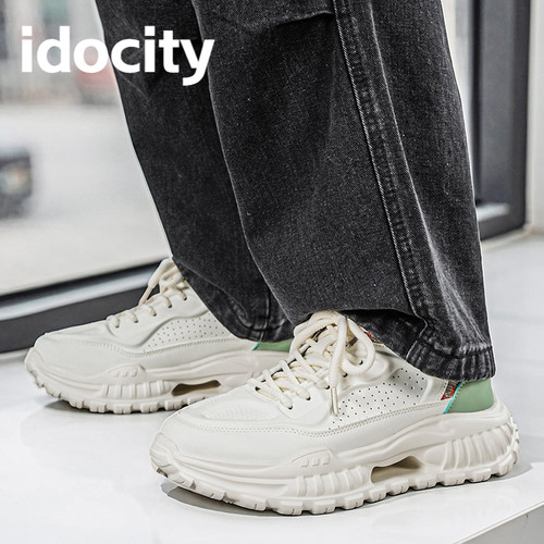 IDOCITY男鞋2026夏季新款运动鞋低帮透气防滑休闲百搭学生跑步鞋