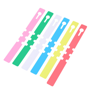 PVC防水环套花卉植物标签苗木园艺标签塑料兰花标签环形扣标记牌