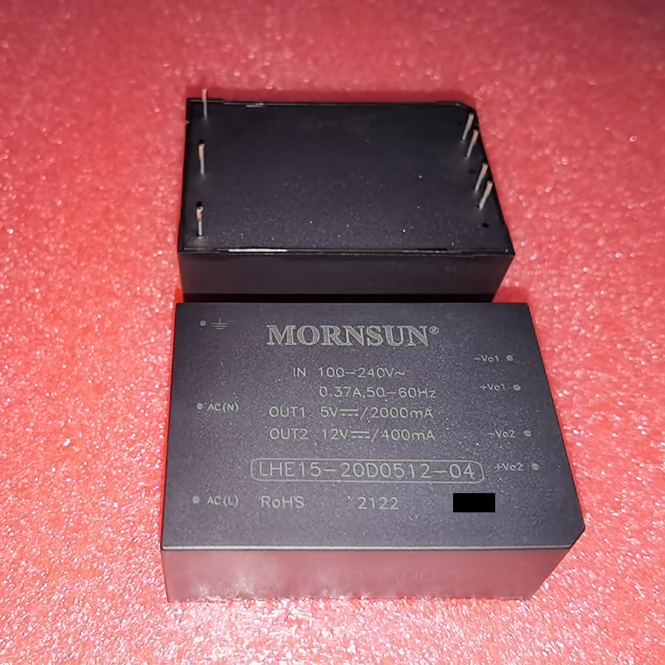 LHE15-20D0512-04AC-DC电源模块85-264V转+5V2A +12V400mA