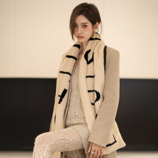 forevercan秋季新款 英伦风中长款风衣外套时尚西装领卡其色大衣