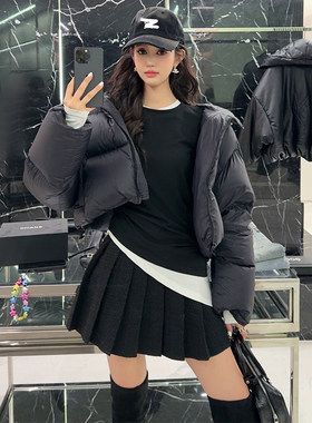 CAN秋冬高级感百搭羽绒服女外套