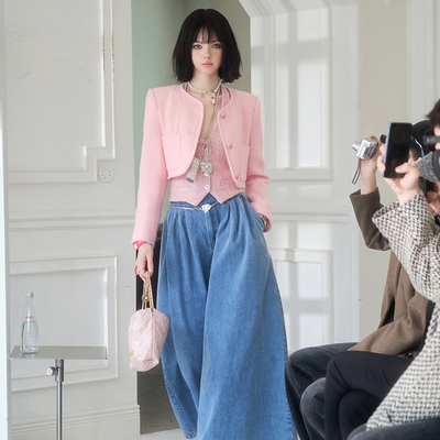 CAN新款名媛气质小香风马甲/外套