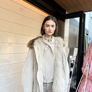 Forevercan女装 格陵兰岛水貂毛领狐狸毛派克服 2026新款