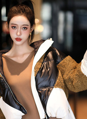 can冬季新款 哑光90白鸭绒泰迪羽绒服