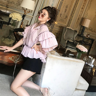 黑色chic百搭高腰显瘦气质牛仔短裤 毛边热裤 女 新款 CAN夏季