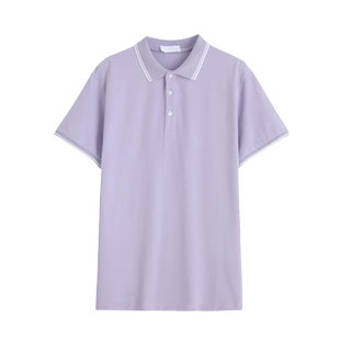 短袖polo衫女大码运动上衣夏季宽松纯棉翻领t恤工作服定制印logo