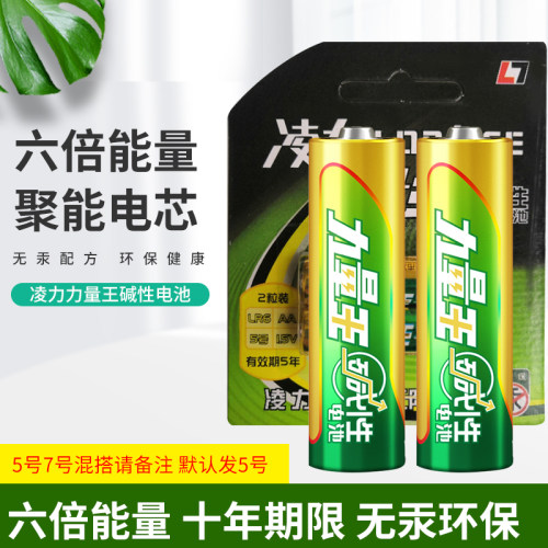 凌力电池5号7号儿童玩具遥控器碱性干力量王1.5V话筒鼠标聚能电芯