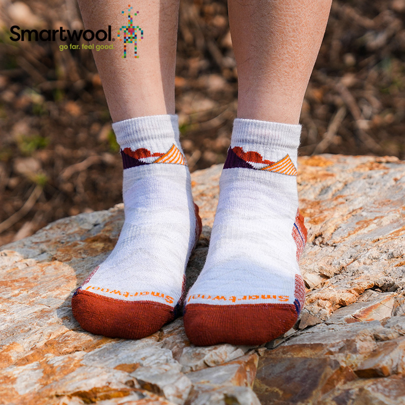 美国Smartwool女士徒步轻量减震短袜女四季专业运动袜子SW002177