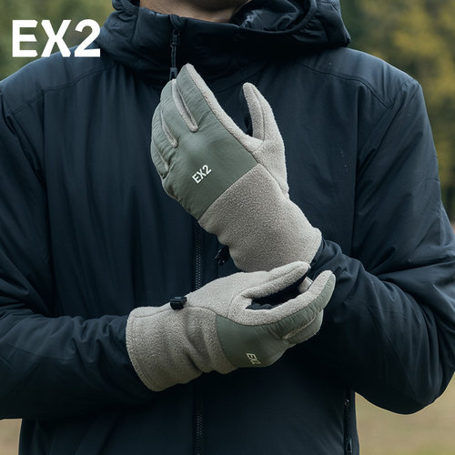 EX2伊海诗男女户外保暖手套