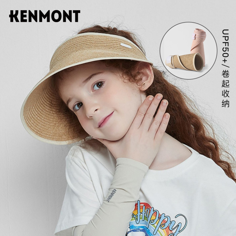 KENMONT/卡蒙夏季儿童空顶帽