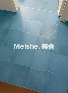 美舍油墨蓝地砖厨卫渐变色瓷砖