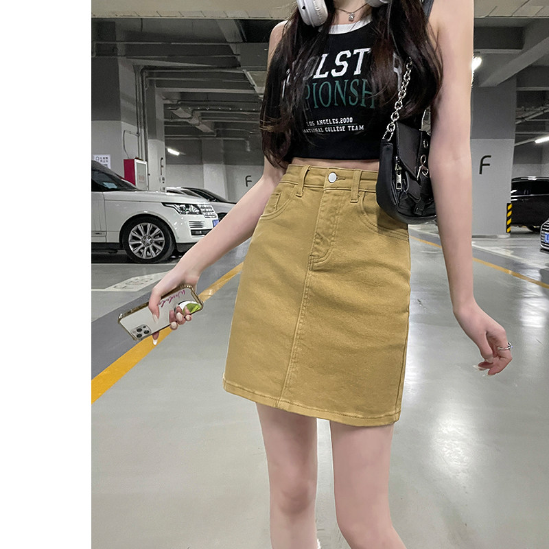 半身裙A字裙学院风包臀
