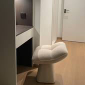 创意家用化妆椅不占空间旋转梳妆凳美甲店椅子高级感主卧室网红款