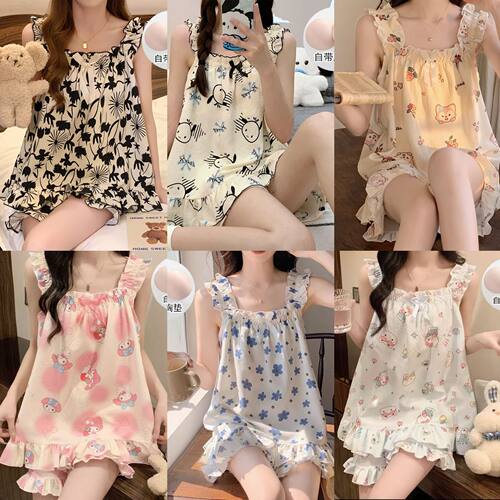 女夏季甜美睡袍浴袍家居服 Womens Summer Sweet Bathrobe Wear