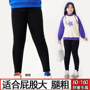 胖宝宝大童宽松不勒腿裤子儿童加大春夏款胖女童打底裤加肥弹力大