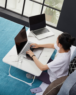 加长加宽床上电脑桌大号笔记本放键盘桌游戏懒人小桌子宿舍折叠桌