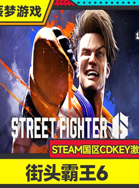 Steam正版国区CDKey 街头霸王6 激活码入库 秒发