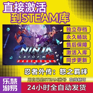 忍者外传怒之羁绊 Steam激活码入库 CDK NINJA GAIDEN Ragebound