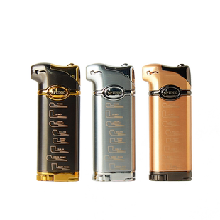 烟斗打火机斜出火金属充气体创意个性潮男士专用烟具打火机带压棒