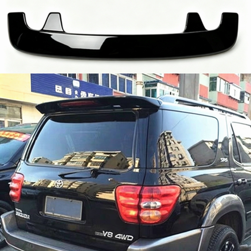 适用于2001-2007款丰田红杉尾翼SEQUOIA专用改装带灯款烤漆顶翼