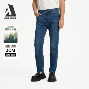 裤 男 ABLE 修身 水洗弹力修身 小脚牛仔裤 经典 JEANS 春夏新款
