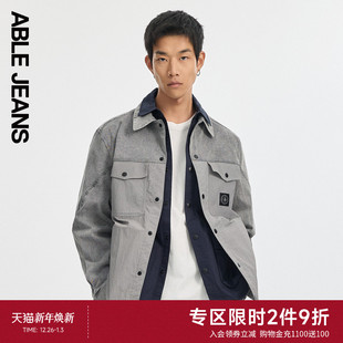男士 新款 外套都市机能系列工装 风拼接长袖 ABLE 衬衫 JEANS秋季
