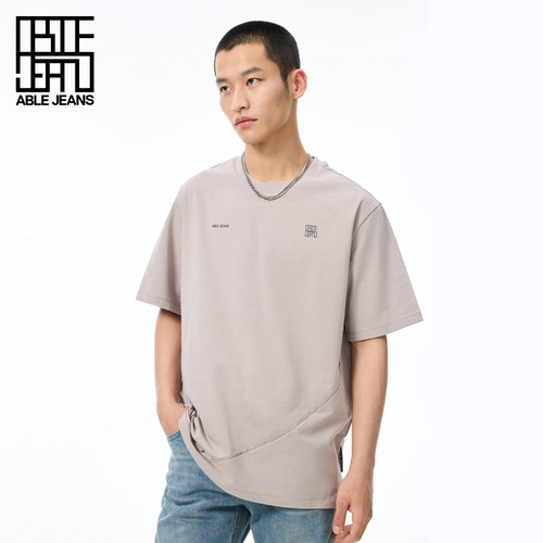 ABLE JEANS【中国想象】丝绸之路系列男士解构短袖T恤