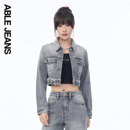 ABLEJEANS新款女士牛仔外套