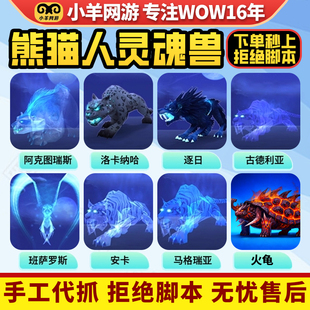 魔兽世界熊猫人代练灵魂兽鬼脚蟹安卡大角班萨罗斯马格瑞亚火龟