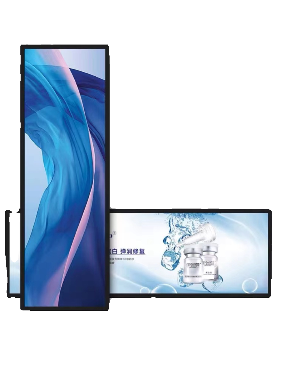 LED 바 스크린 광고 기계 지하철 공항 LCD 바 디스플레이 스크린 슈퍼마켓 선반 디스플레이 스크린 사용자 정의