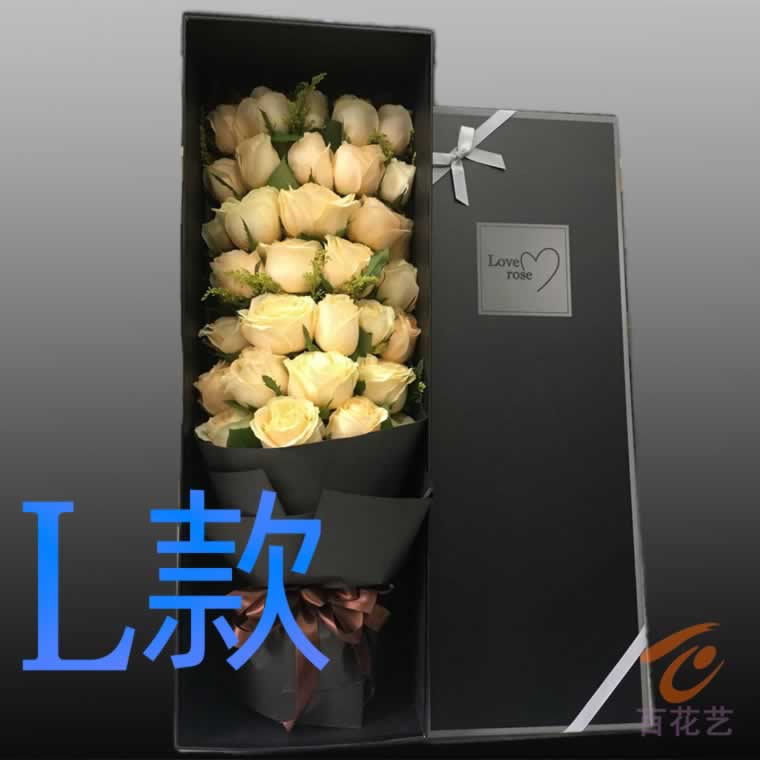 生日祝寿白玫瑰河南济源花店送花王屋镇轵城镇梨林镇同城鲜花快递