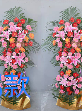 开业花篮会展开张邵阳同城送花店大祥区北塔区邵东县花圈鲜花快递