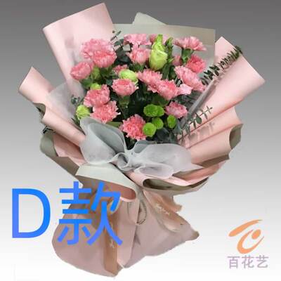 生日康乃馨内蒙古呼伦贝尔花店送花根河市额尔古纳海拉尔鲜花快递