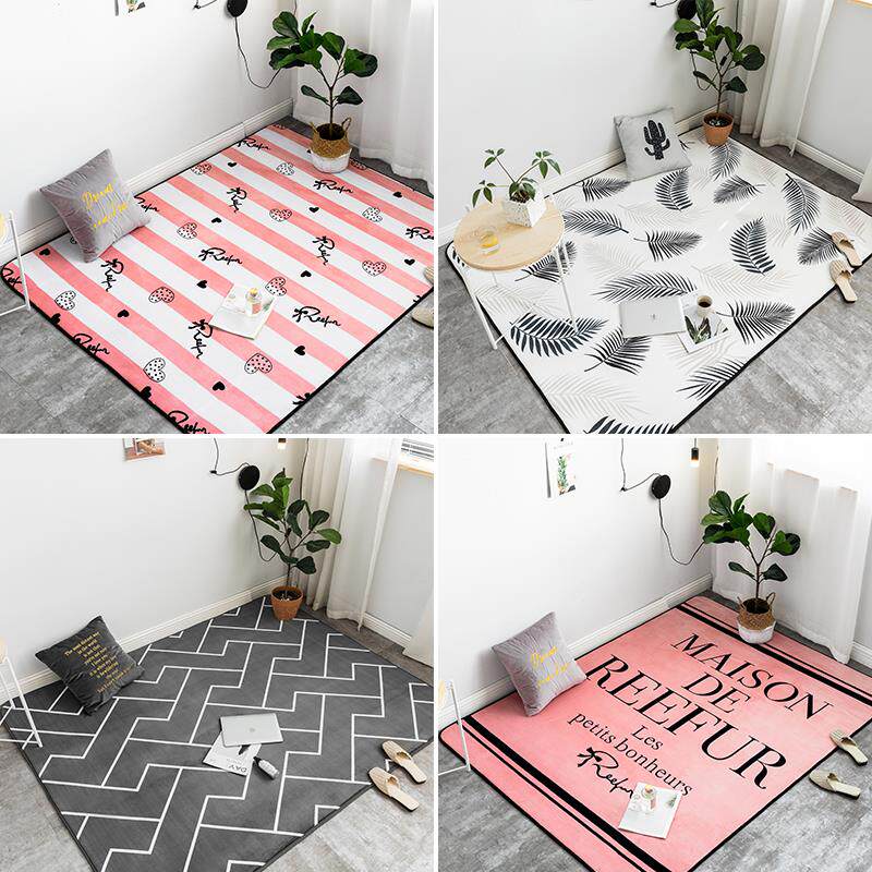 Northern Europe black and white Geometry Chaopai Net Red Same item couture photograph carpet a living room tea table bedroom Bedside mat customizedin the Home Fabric , Carpet  category - from Buy2taobao.com to provide professional Taobao agent buy service