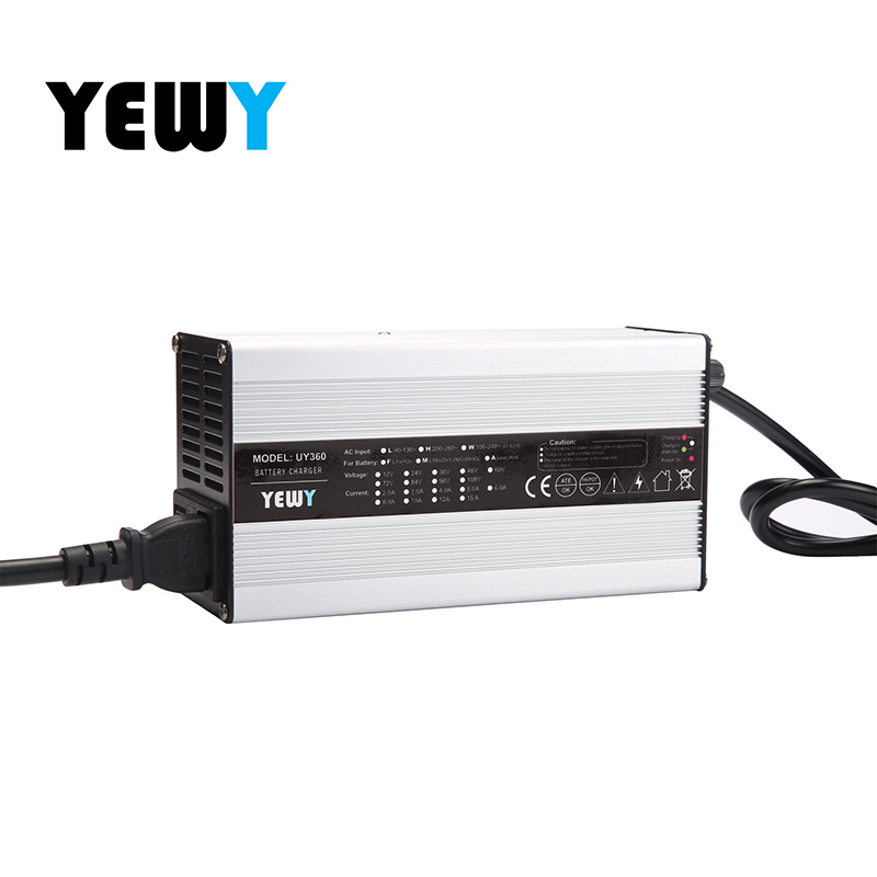 定制全自动12V20A铅酸磷酸猛锂铁锂蓄电池充电器三元充电器360W
