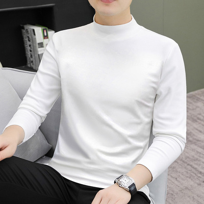 中领长袖t恤男士内搭2024