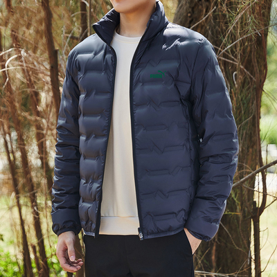 2025冬季新款轻薄立领羽绒服男士潮牌休闲修身保暖白鸭绒冬装外套