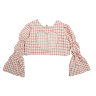 奈奈辣妹Y2K格子花纹十字架刺绣背心短裙套装搭配微瑕清仓