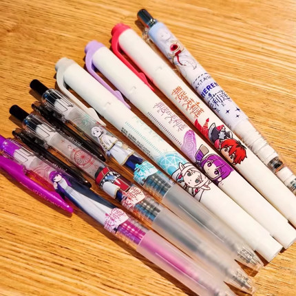 日本ZEBRA斑马中性笔JJ15葬送的芙莉莲限定学生考试刷题顺滑黑笔