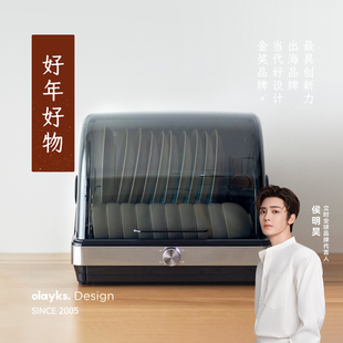 olayks立时消毒柜小型家用台式消毒柜碗筷餐具刀茶杯子奶瓶保洁柜