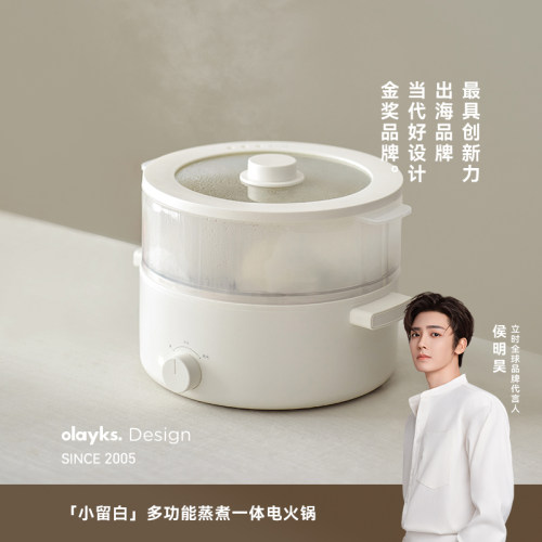 olayks海外商超同款大容量电火锅