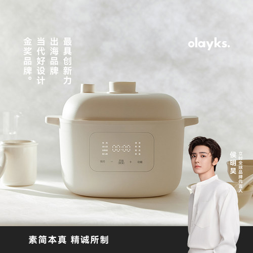 olayks立时隔水炖盅电炖锅