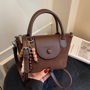 高级感小众超火小包包手拎斜挎包2025新款 洋气百搭复古手提单肩包