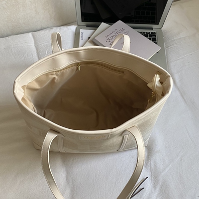 【有拉链暗袋】大容量托特包