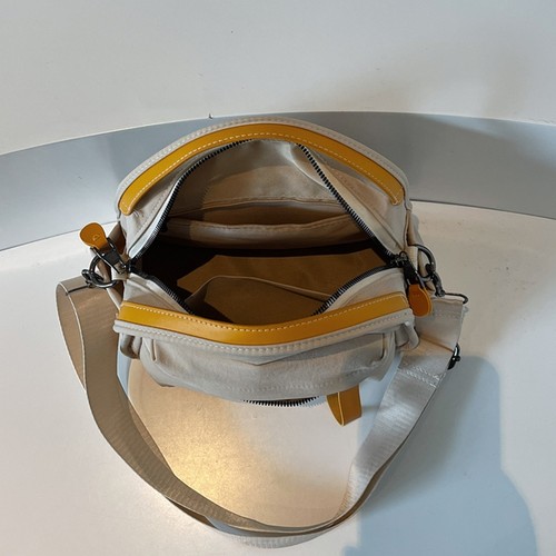 【有拉链暗袋】休闲宽肩带斜挎包