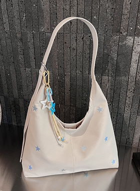 大容量星星hobo包托特包上班通勤包2026新款潮百搭单肩包大包女款