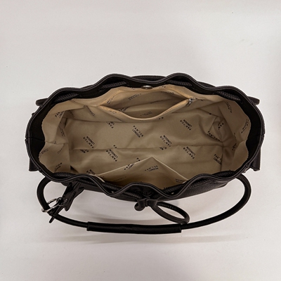 【有拉链贴袋】高级感抽绳托特包