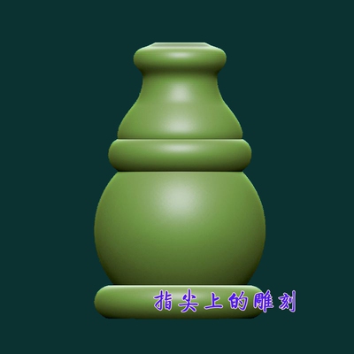 圆雕图三维图STL雕刻3D打印素材立体图精雕  佛塔1